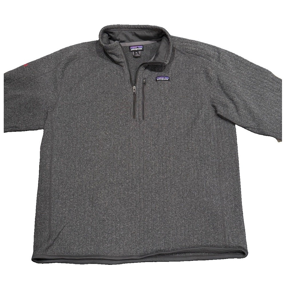 Patagonia Better Sweater Rib Knit 1/4 Zip Pullover Mens 2XL Fleece Casual *LOGO* - Picture 3 of 8